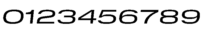 GTStandard SExpandedRegularOblique Font OTHER CHARS