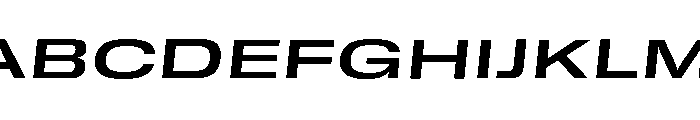 GTStandard SExpandedSemiboldOblique 2 Font UPPERCASE