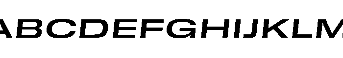 GTStandard SExpandedSemiboldOblique Font UPPERCASE