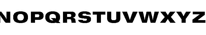 GTStandard SExtendedBlack Font UPPERCASE