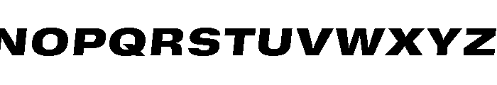 GTStandard SExtendedBlackOblique 2 Font UPPERCASE