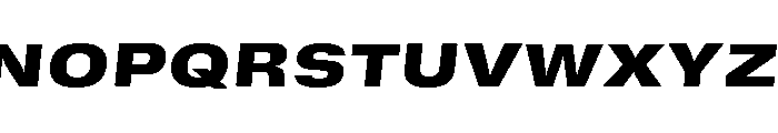 GTStandard SExtendedBlackOblique Font UPPERCASE