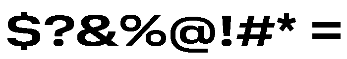 GTStandard SExtendedBold Font OTHER CHARS