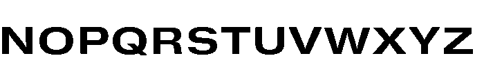 GTStandard SExtendedBold Font UPPERCASE