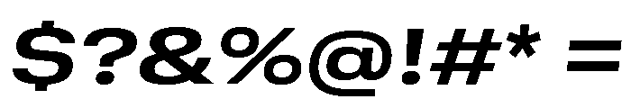 GTStandard SExtendedBoldOblique 2 Font OTHER CHARS