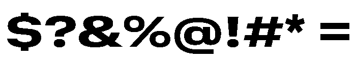 GTStandard SExtendedHeavy 2 Font OTHER CHARS