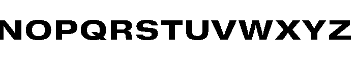 GTStandard SExtendedHeavy 2 Font UPPERCASE