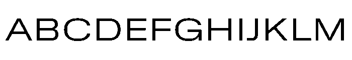 GTStandard SExtendedLight Font UPPERCASE