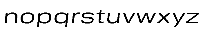 GTStandard SExtendedLightOblique 2 Font LOWERCASE