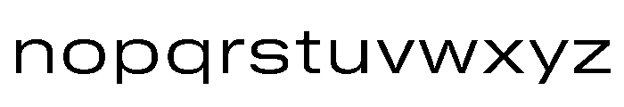 GTStandard SExtendedLight Font LOWERCASE