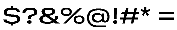 GTStandard SExtendedMedium Font OTHER CHARS