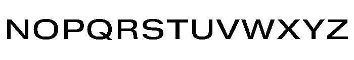 GTStandard SExtendedMedium Font UPPERCASE