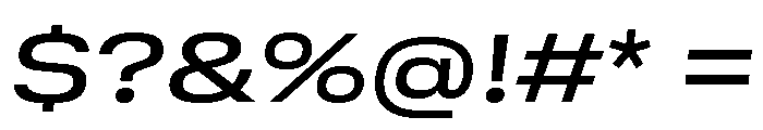 GTStandard SExtendedMediumOblique 2 Font OTHER CHARS