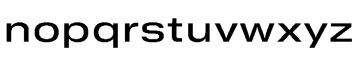 GTStandard SExtendedMedium Font LOWERCASE