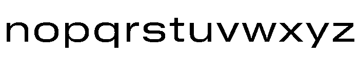 GTStandard SExtendedRegular 2 Font LOWERCASE