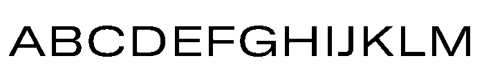 GTStandard SExtendedRegular Font UPPERCASE
