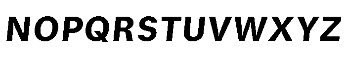 GTStandard SHeavyOblique Font UPPERCASE