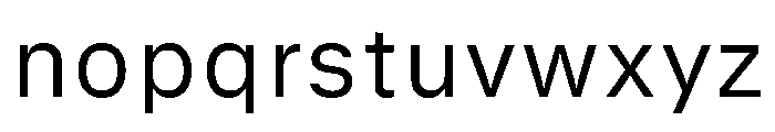 GTStandard SLight Font LOWERCASE