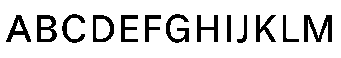 GTStandard SMedium Font UPPERCASE