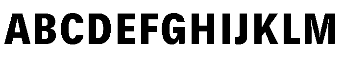 GTStandard SNarrowBlack 2 Font UPPERCASE