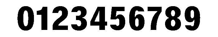 GTStandard SNarrowBlack Font OTHER CHARS