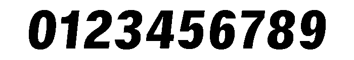 GTStandard SNarrowBlackOblique Font OTHER CHARS