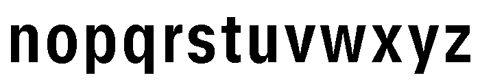 GTStandard SNarrowBold 2 Font LOWERCASE