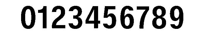 GTStandard SNarrowBold Font OTHER CHARS