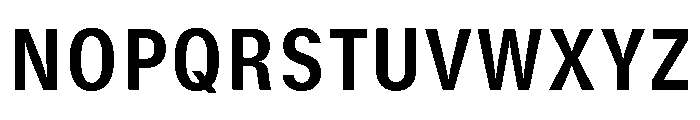 GTStandard SNarrowBold Font UPPERCASE