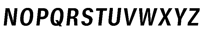 GTStandard SNarrowBoldOblique 2 Font UPPERCASE