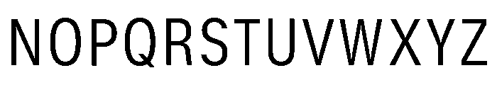 GTStandard SNarrowLight 2 Font UPPERCASE