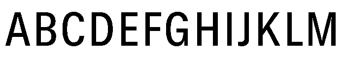 GTStandard SNarrowMedium Font UPPERCASE