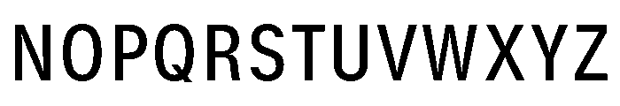 GTStandard SNarrowMedium Font UPPERCASE