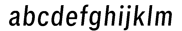 GTStandard SNarrowMediumOblique 2 FONT