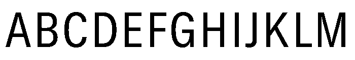 GTStandard SNarrowRegular 2 Font UPPERCASE