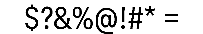 GTStandard SNarrowRegular Font OTHER CHARS