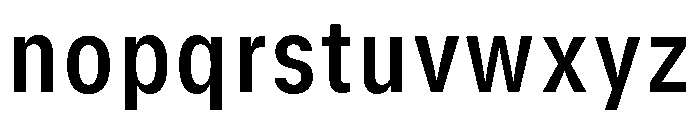 GTStandard SNarrowSemibold 2 Font LOWERCASE