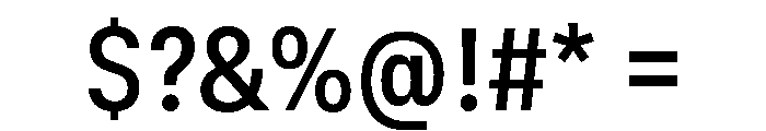GTStandard SNarrowSemibold Font OTHER CHARS