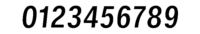 GTStandard SNarrowSemiboldOblique Font OTHER CHARS