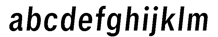 GTStandard SNarrowSemiboldOblique FONT