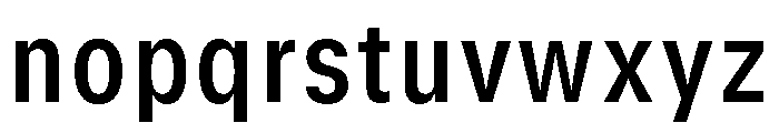 GTStandard SNarrowSemibold Font LOWERCASE
