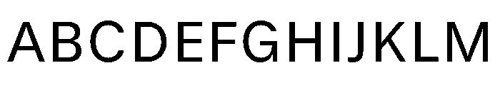 GTStandard SRegular Font UPPERCASE
