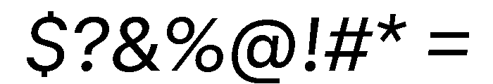 GTStandard SRegularOblique Font OTHER CHARS