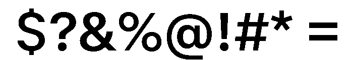 GTStandard SSemibold Font OTHER CHARS