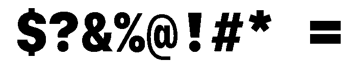 GTStandardMono Black Font OTHER CHARS