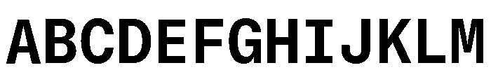 GTStandardMono Bold 2 Font UPPERCASE