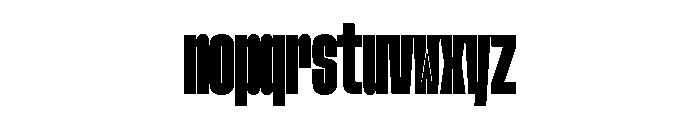 GTStandardMono CompressedBlack Font LOWERCASE