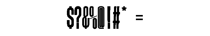 GTStandardMono CompressedBold Font OTHER CHARS