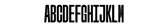 GTStandardMono CompressedBold Font UPPERCASE