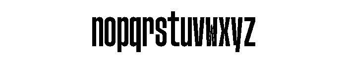 GTStandardMono CompressedBold Font LOWERCASE